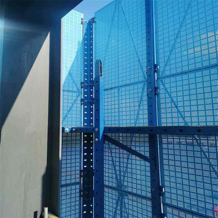 建筑钢网生建筑外架防网护钢制爬JE-1架网钢板防护片网产