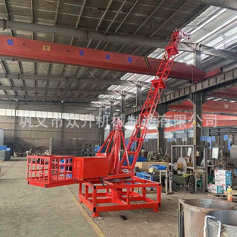 60度旋转可移动装车卸货小吊机悬臂式起重机鸡公吊小型起重机