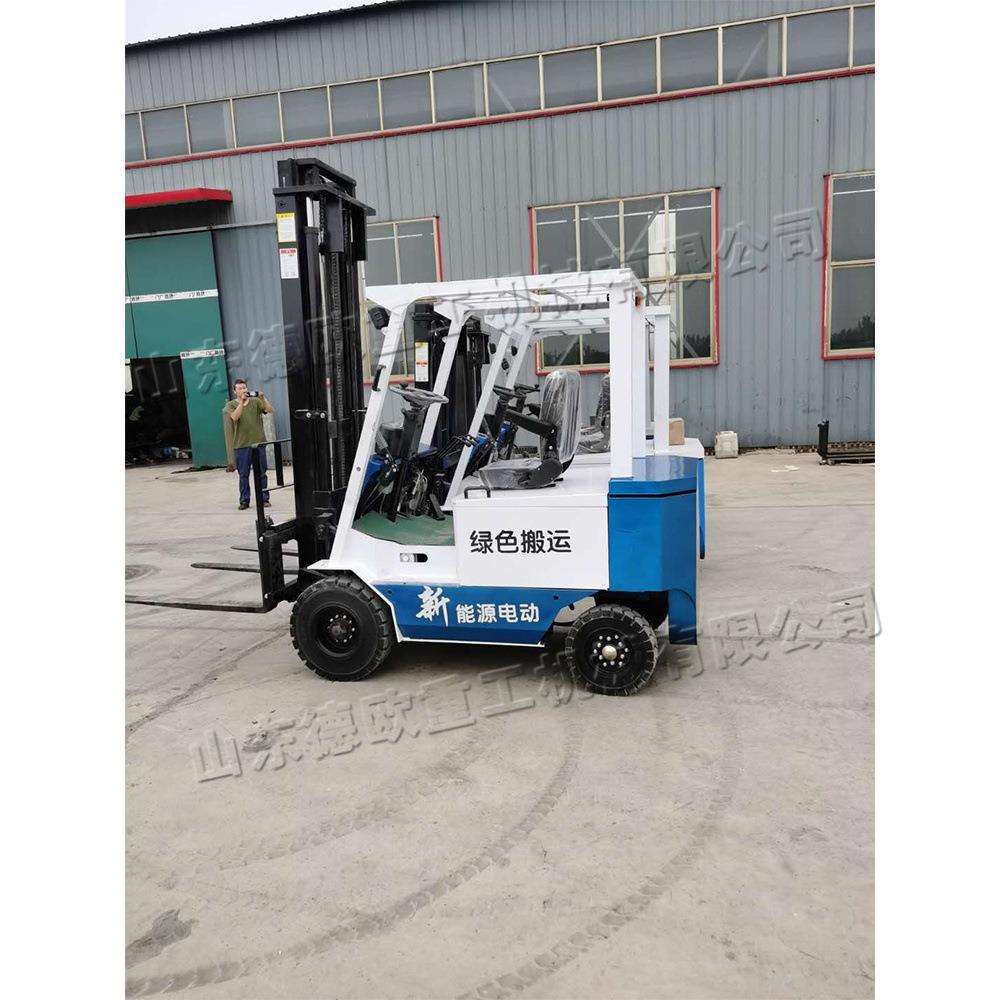 便携式电动四轮叉车 物流园货运站搬运车 座驾式工厂物流运输车