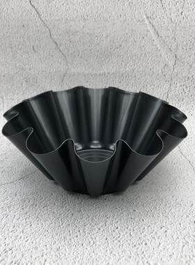 欧式碳钢巨型蛋挞模具葡塔菊花盏烤箱不粘超级大号布里欧修布丁包