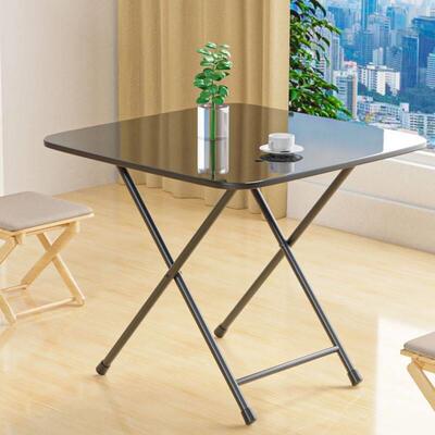 Foldable plastic table, small and simple bedroom, dormitory,