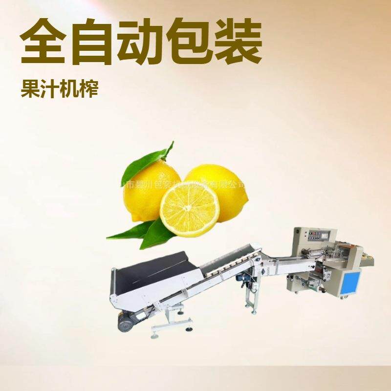 适用水果脐橙赣州脐橙广西沃柑广东香水柠檬枕式装袋机金桔套袋机