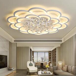 实卧瑞2025新款 水晶吸灯顶客厅室现代约亚克748力吸顶灯客简厅灯