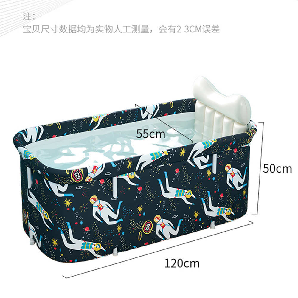 筱侣 泡澡桶大人折叠浴桶家用浴盆沐浴桶大澡盆成人洗澡全身浴缸