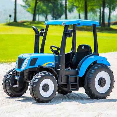 高档儿童电动车轮男孩玩具车可坐人宝遥控四汽车小拖拉机网红孩车