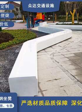 户外玻璃钢座椅公园广场玻璃钢树池坐凳美陈创意景观凳子提供安装