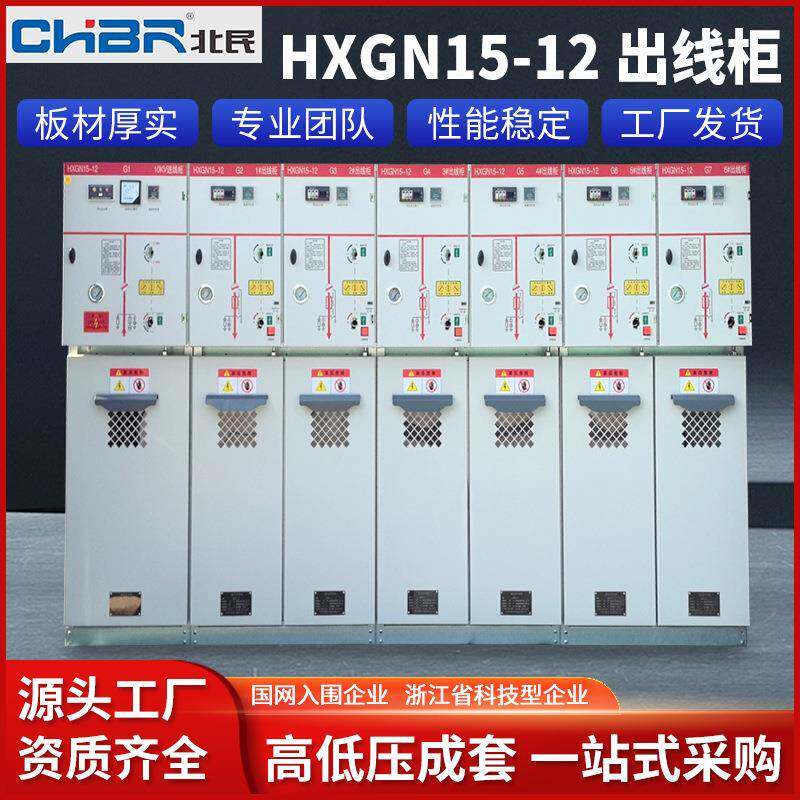 HXGN15-12出线柜10kv环网柜高压柜二进四出高压高低压成套柜