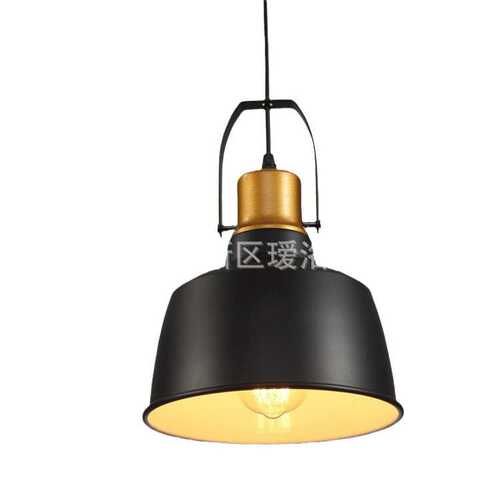 厂家批发热销Loft餐厅酒吧台仓库灯 美式乡村工业控铁艺锅盖吊灯