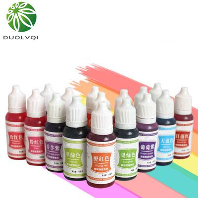 4pc10ml DIY Macaron Cream Dessert Food Edible Color Pigment