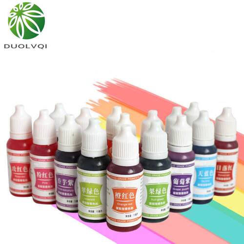 4pc10ml DIY Macaron Cream Dessert Food Edible Color Pigment