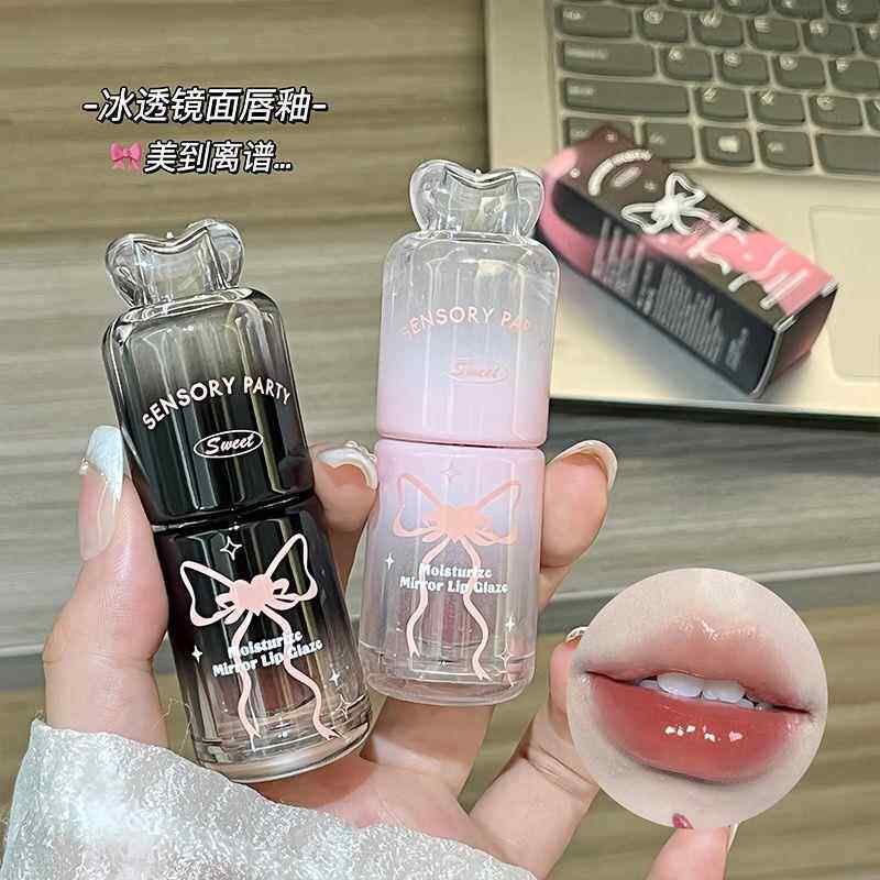 正品可可爱爱少女心蝴蝶镜面唇釉嘟嘟玻璃唇伪素颜显白纯欲风口红