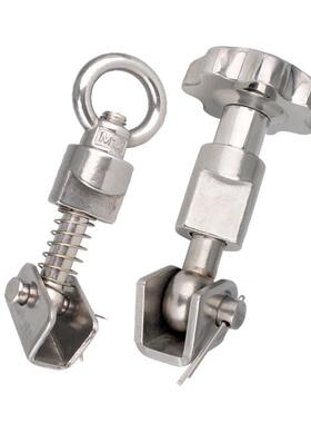 304不锈钢吊环螺母螺丝锁扣套装人孔压力罐盖手轮手柄螺栓扣件m12