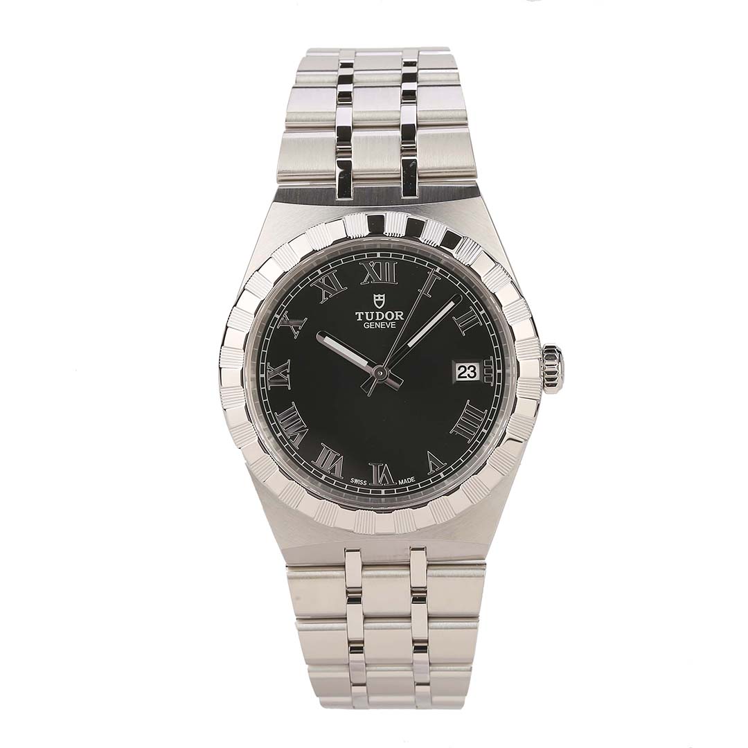 盒证齐全[98新]帝舵皇家系列自动机械男士表M28500-0003