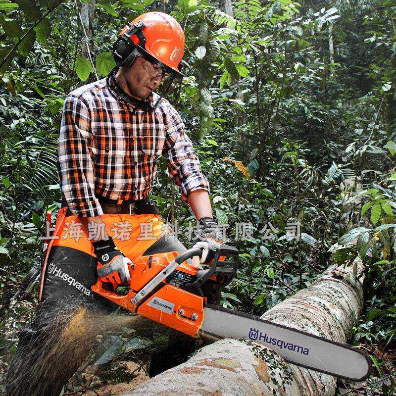 富世华油锯372XP手持式二冲程混合机油20寸砍树伐木链锯Husqvarna