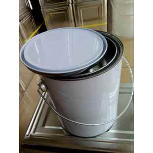 4L圆铁桶沥青取样桶调漆罐油漆桶沥青抽样桶留样罐公路沥青采样桶