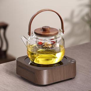 茶具 电陶炉煮茶器煮茶炉小型玻璃煮茶壶家用全自动专用泡茶套装