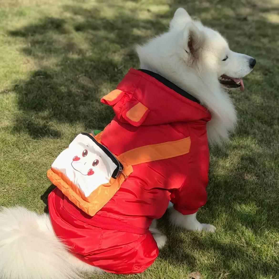 萨摩耶衣服冬季大狗狗金毛拉布拉多中大型犬柴犬宠物四脚冬装保暖
