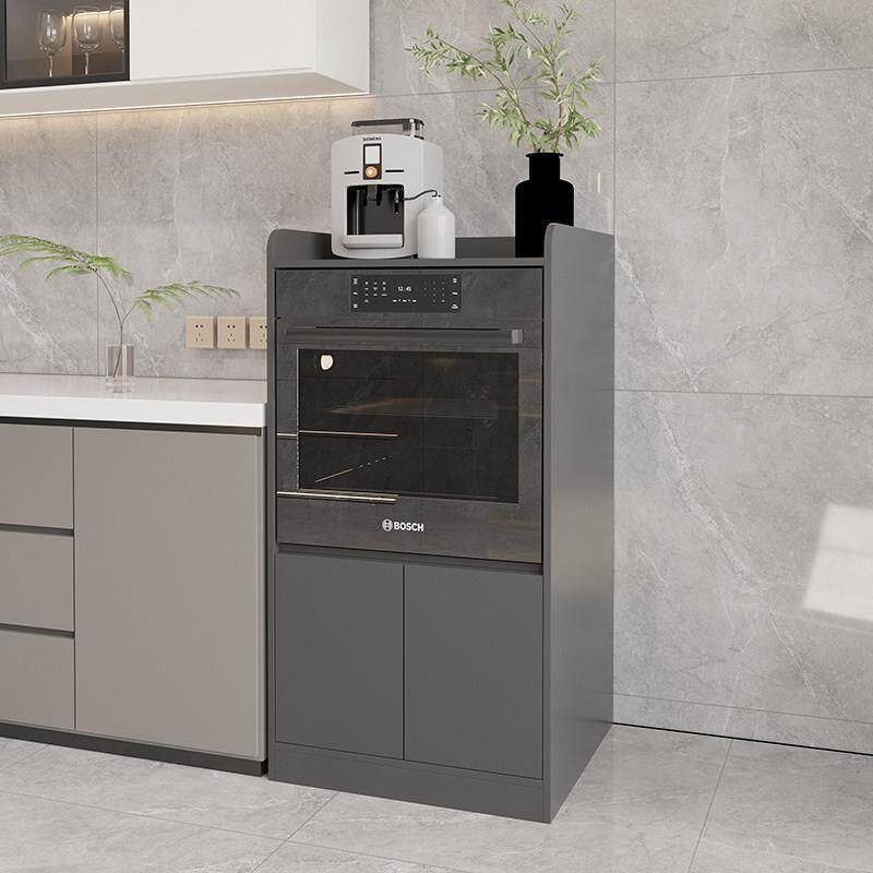 厨房落地嵌入板式洗碗机消毒柜架子碗柜架微波炉烤箱储物置物架子