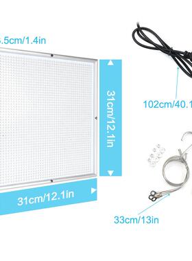 LED量子板植物灯1365珠120W方形植物生长灯LED大棚生长灯果树麻灯