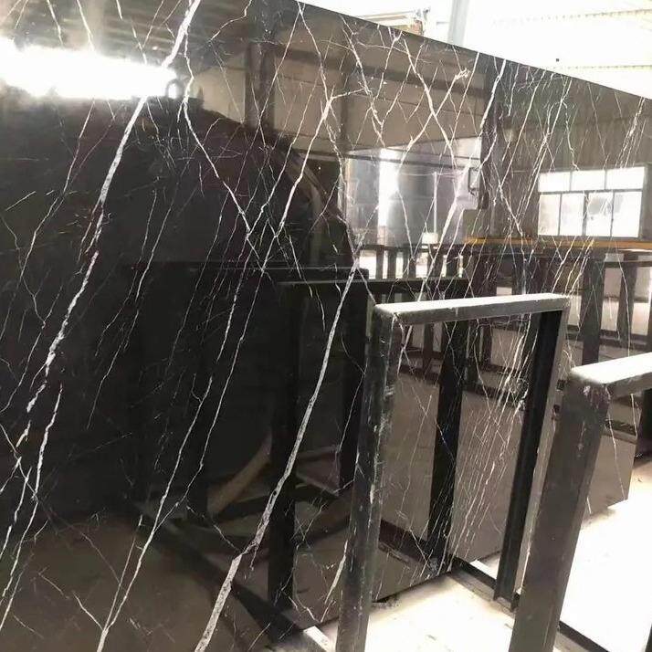 天342然门大理石黑色过石门槛窗石飘人造石台石窗台面黑白根楼梯