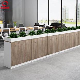 办公家俱花槽柜办公室隔断柜隔断矮柜文件柜收纳柜隔断花柜资料柜