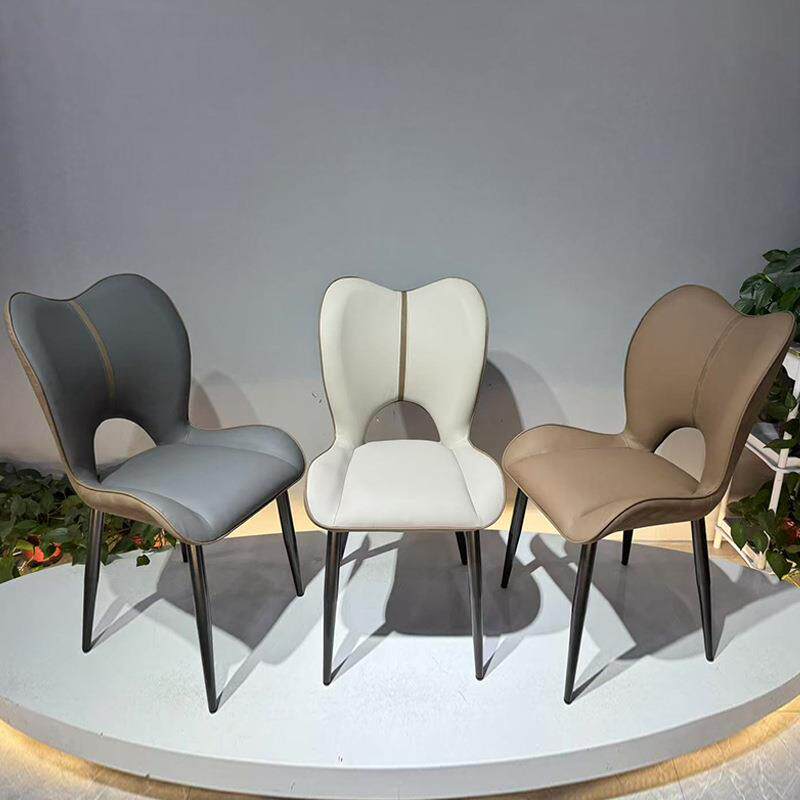 餐椅家用意式轻奢极简高级感设计师椅子家用靠背餐桌椅北欧餐椅