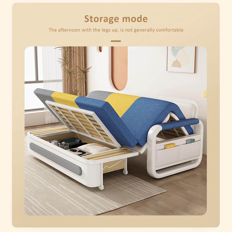 多功能可折叠Sofa bed家用书房卧室沙发床办公室午睡双人床小沙发图片
