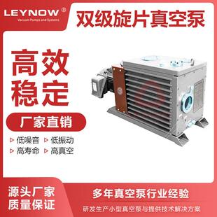 双级旋片真空泵LD0160实验室负压气泵工业用抽真空机 油式