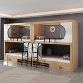 双层公寓床Ry 06学生员工上青下铺高床低床旅社酒店太空舱上下年