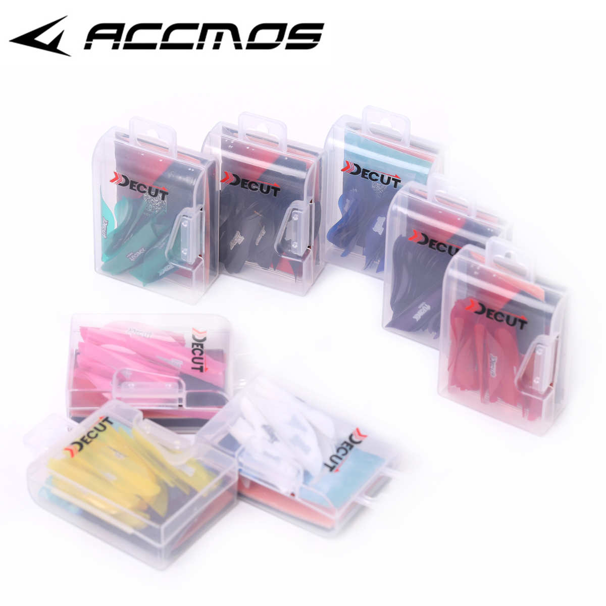 旋羽迪酷特DECUT螺旋羽1.75寸旋羽彩色胶羽箭羽旋羽spin wing反曲