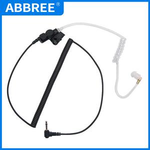 宝锋对讲机手咪外接3.5MM空气导管耳机 AR-152宝峰户外配件UV-5R