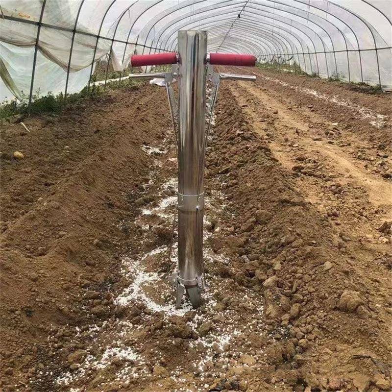 蔬种栽苗器移苗器厚加不锈钢秒栽植TEL定植移栽器农用播种栽苗菜