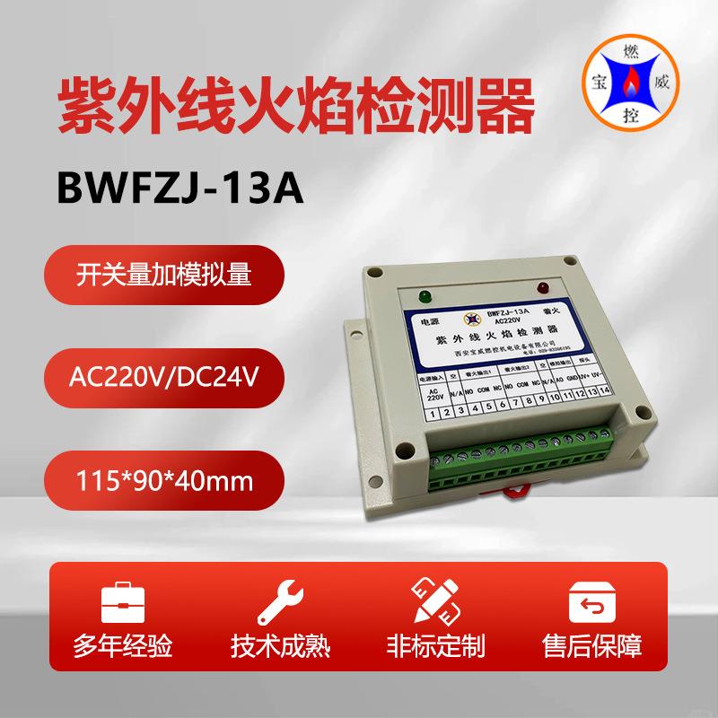 宝威燃控BWFZJ-13A回火炉火焰探测装置输出开关量加模拟量