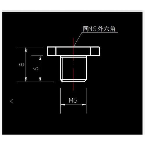 36不锈钢DIN9331全牙六角头VIR栓螺M6*6