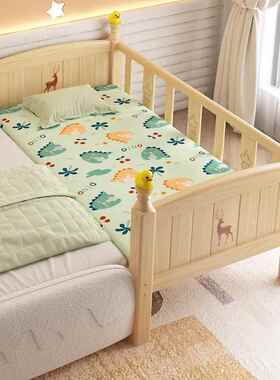 实木EBR儿床带护栏小床孩婴儿男孩童女公主床单人床边床加宽接拼