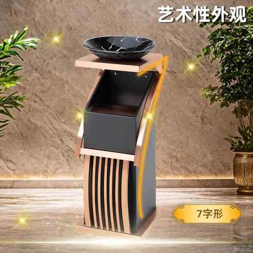 桶酒店垃圾式不锈钢大堂商用KTV宾ORM馆烟灰烟缸立专用大厅走廊灰