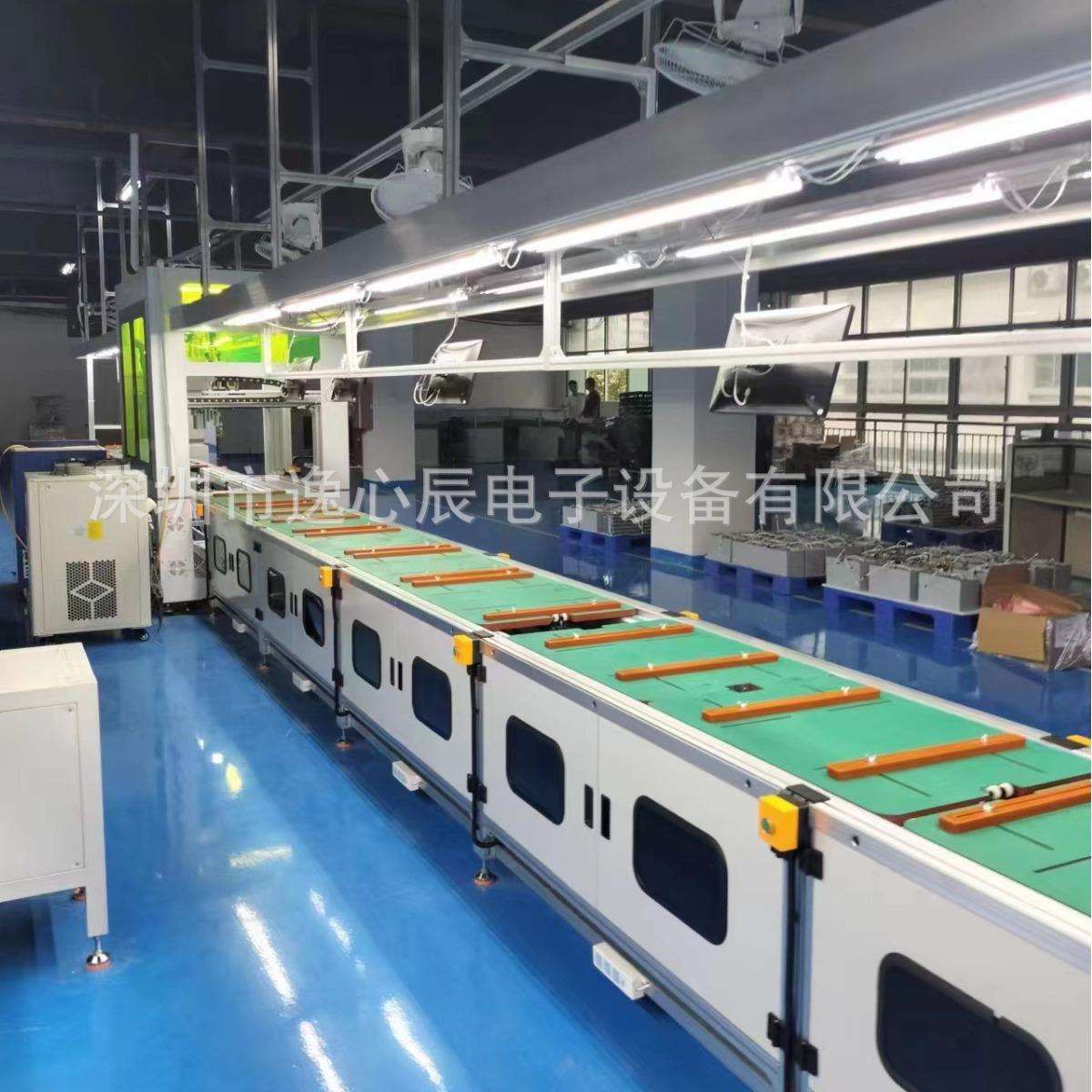 上海装配线铅酸电池厂家工装返板上下循环全自动组装流水线