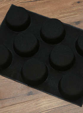 44*32*4cm烤面包模具硅胶烤面包模具8圈4cm深度模具不沾透气模具