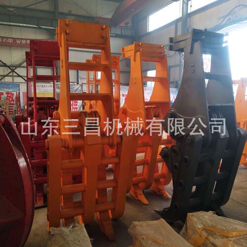 长期供应抓石器抓钢器挖掘机抓木器抓钢材抓木器单缸抓木器
