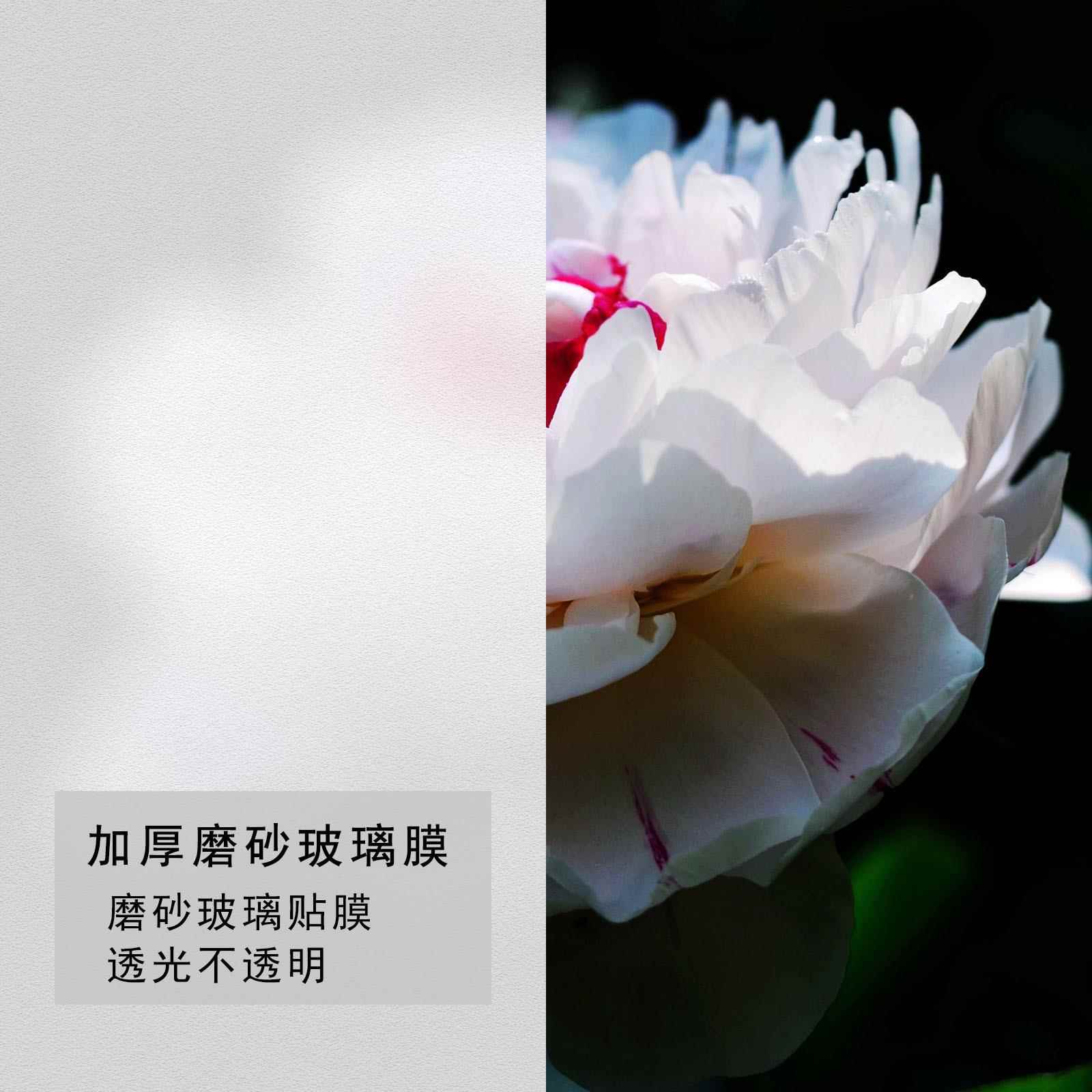 大卷磨砂玻璃贴纸阳台窗户带胶玻璃贴膜透光不透明办公加厚玻璃贴