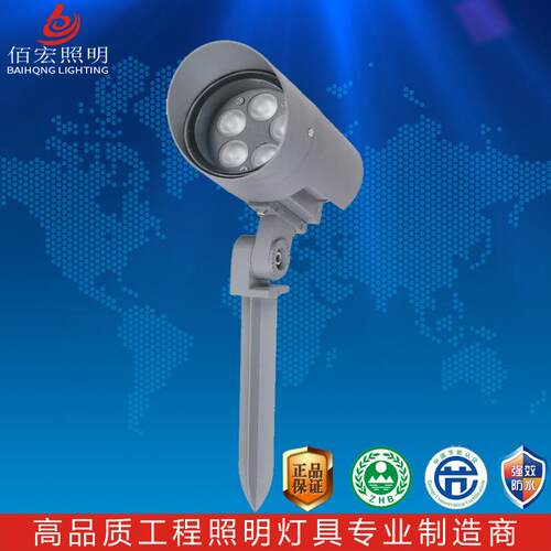 LED户外防水照树灯地插投射灯大功率公园庭院草坪灯10W18W厂家直