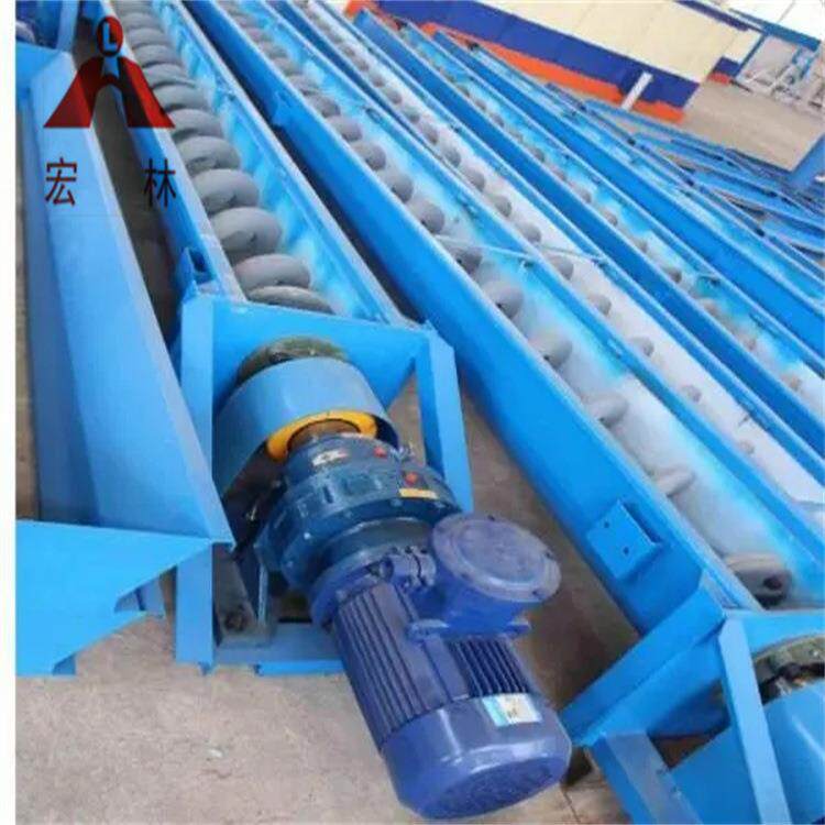 绞龙螺旋输送机管式水平有轴移动式颗粒砂污泥脱水输送设备