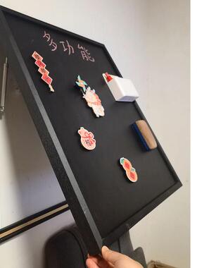盒电箱盖板磁吸黑板盖电表箱装饰画 画强电遮挡板配电面板挂画 画