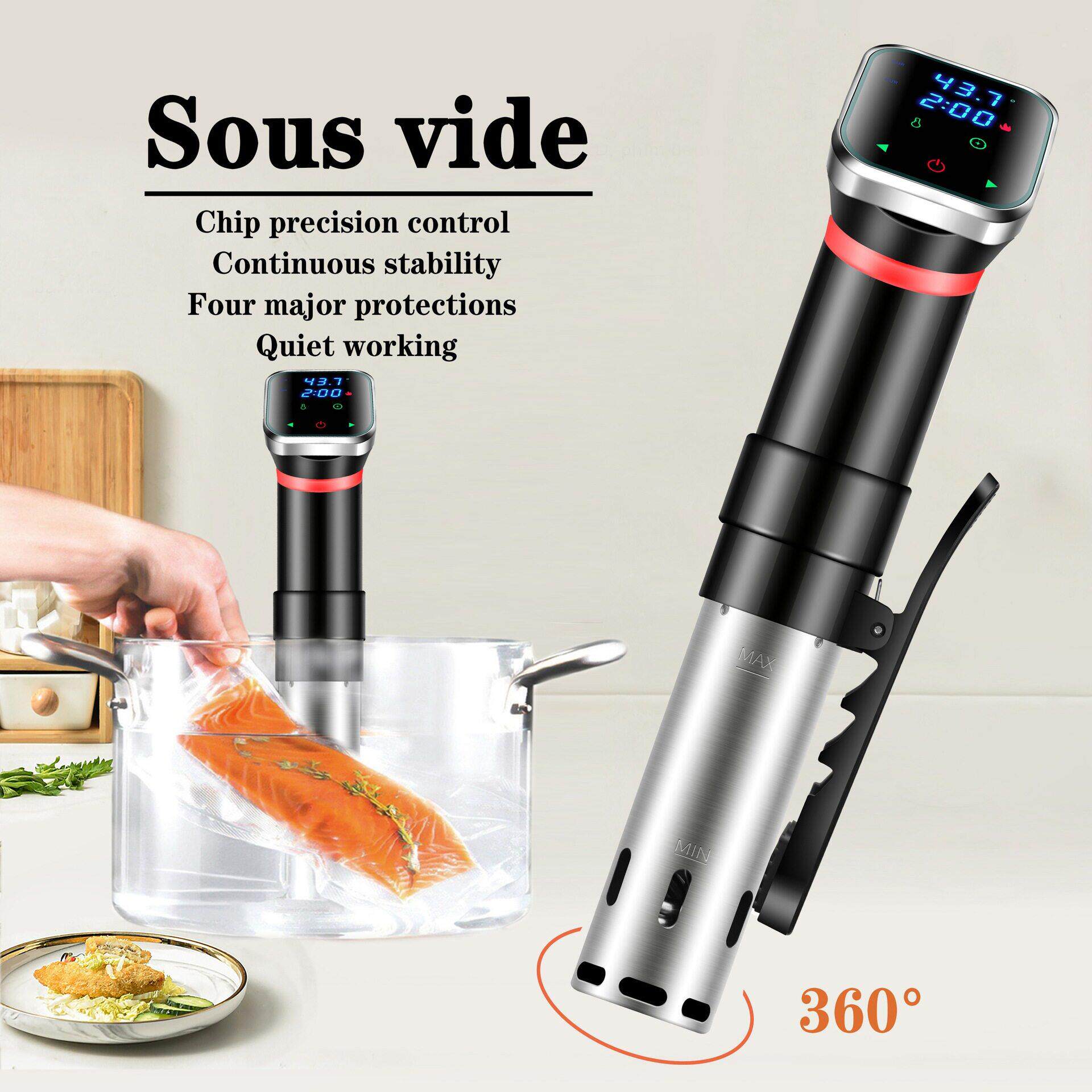 110v低温慢煮机sous vide恒温料理机家用温泉蛋煮蛋器牛排舒肥棒