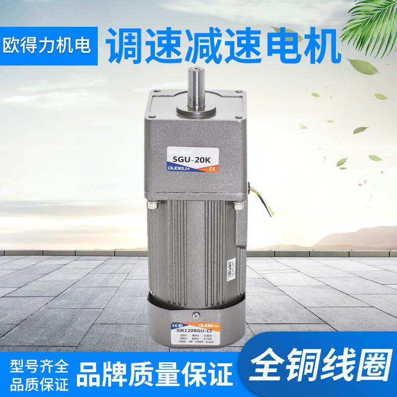 厂家流水线90W/120W微型交流齿轮调定减速正反220V/380V/110V电机