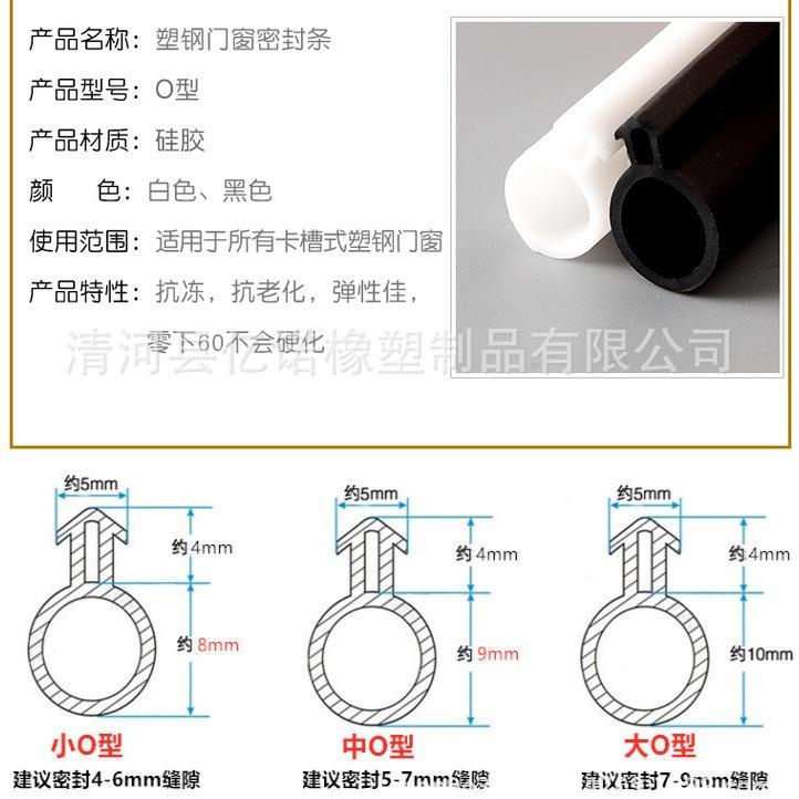 塑钢窗密封条开窗隔音窗密封条图片