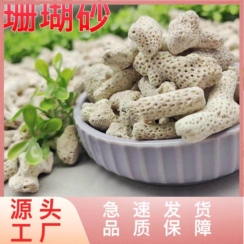 生产厂家大量现货直销珊瑚砂鱼缸造景装饰水处理水族过滤规格齐全
