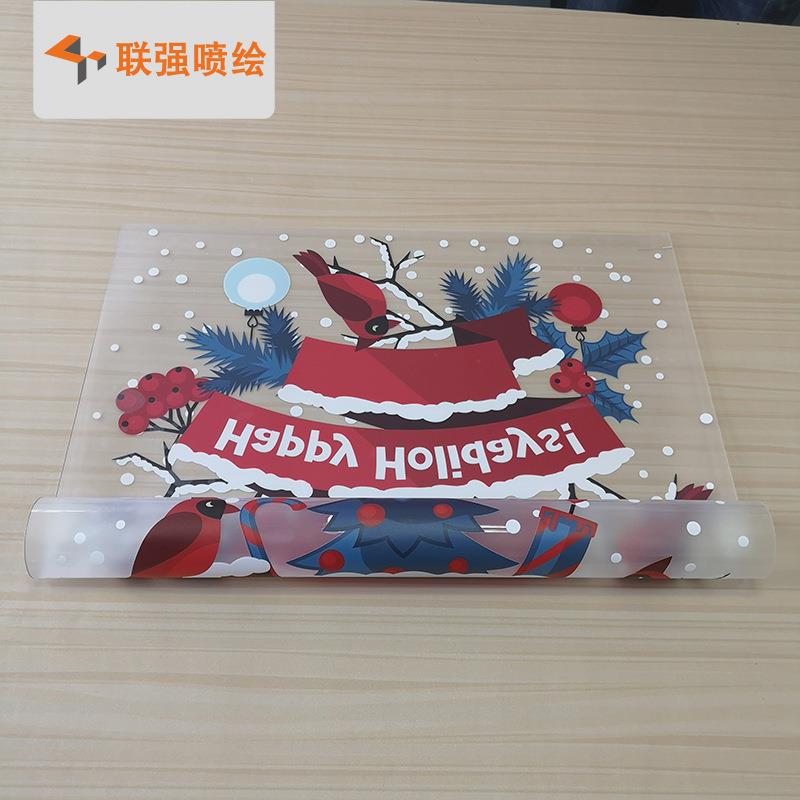 深圳厂家供应高清UV超透膜 透明车贴UV彩白彩打印玻璃贴喷绘