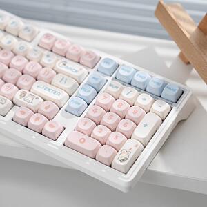 漫步猫M98PRO客制化哪吒98键机械键盘三模无线蓝牙麻将音YG102