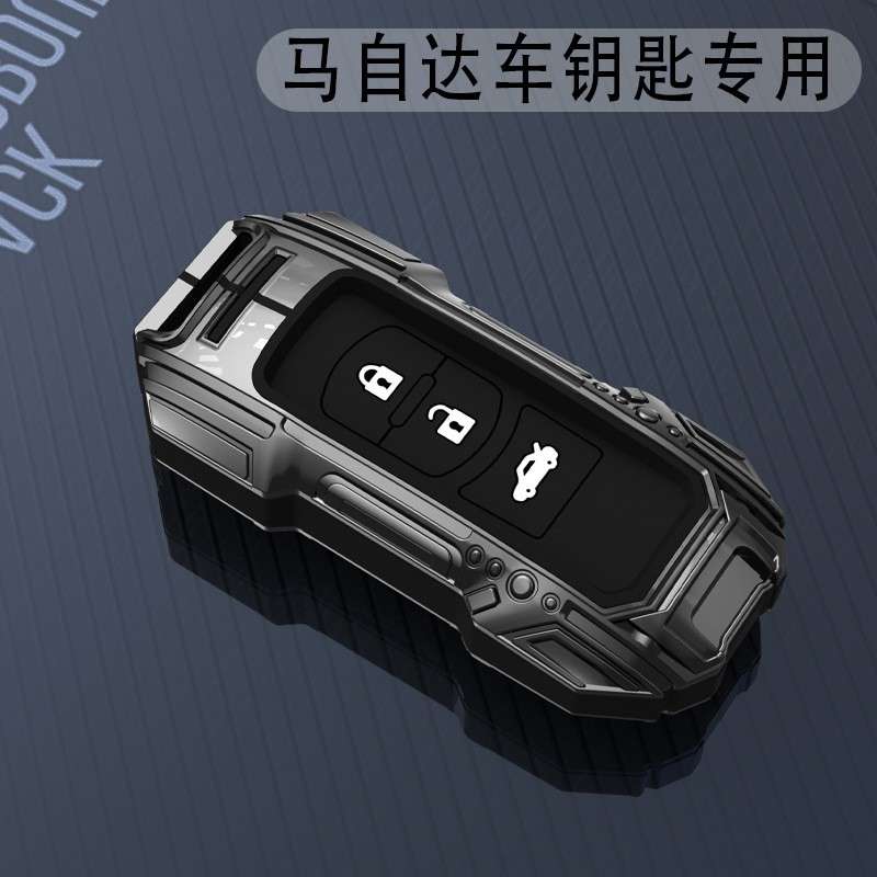 适用改装马自达钥匙套cx4包cx5昂克赛拉3阿特兹6睿翼7扣cx9壳